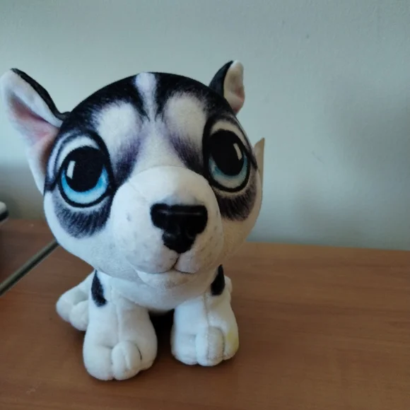 Goffa Cute Husky Dog Plush stuffed animal Soft Toys 7in - Picture 3 of 14